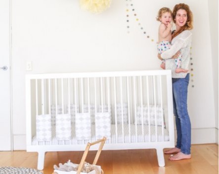 Design-savvy sisters ditch the doily for modern take on nursery furniture