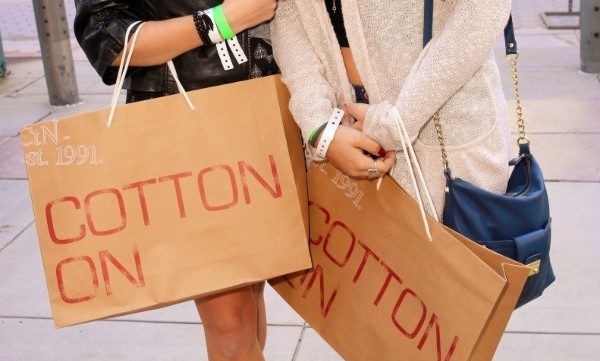 Cotton on paper bag sale