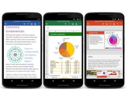 Microsoft rolls out Word, Excel and PowerPoint for Android smartphones