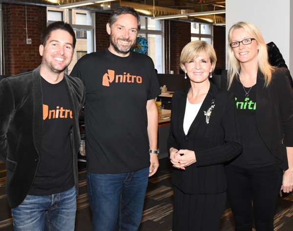 “Walking the walk” – Julie Bishop visits Aussie entrepreneurs in Silicon Valley