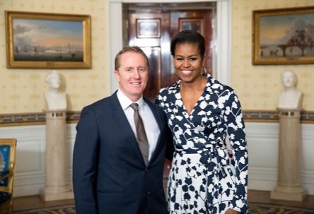 Aussie startup gets high marks from Michelle Obama