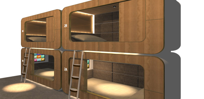 Sydney to get first ‘capsule hotel’ – claustrophobics beware