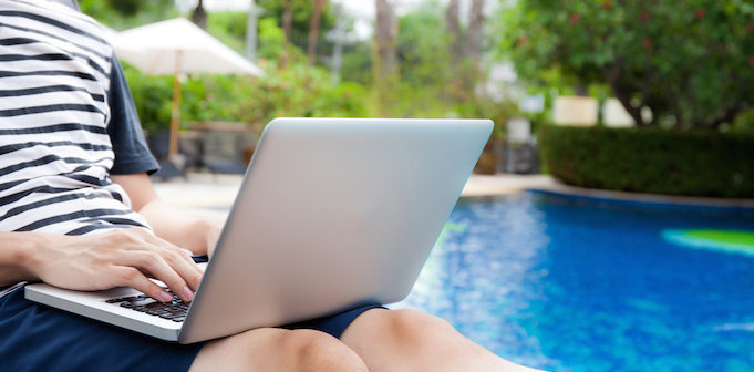 Remote workers will holiday twice as much as office workers, report says