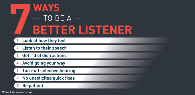 Seven ways to be a better listener