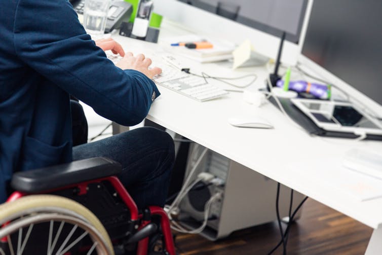 Three charts on: disability discrimination in the workplace