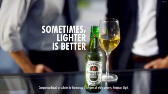 "Lighter is better" Heineken ad cops racism claims