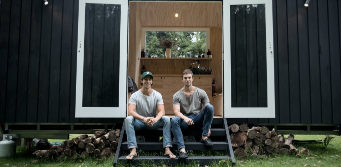 Just two podcasts away: Meet the twin-brother business owners providing "wilderness on demand"