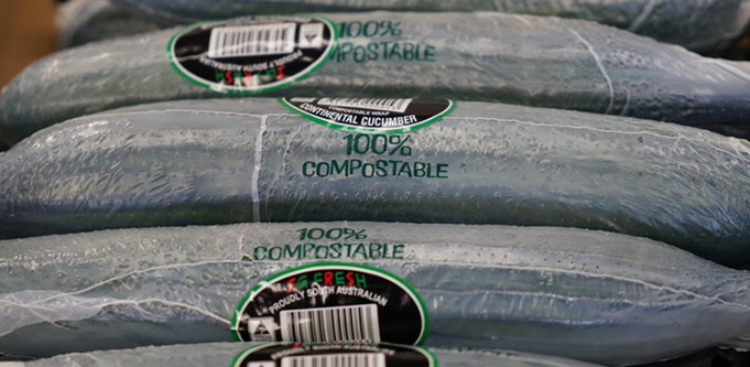 The IG wrapper: Compostable cling wrap for cucumbers attracts international interest