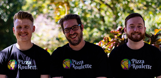 "Stuff it, let’s just launch it": Meet the three university students behind online game Pizza Roulette