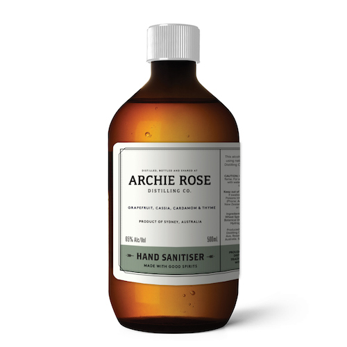 Archie Rose hand sanitiser