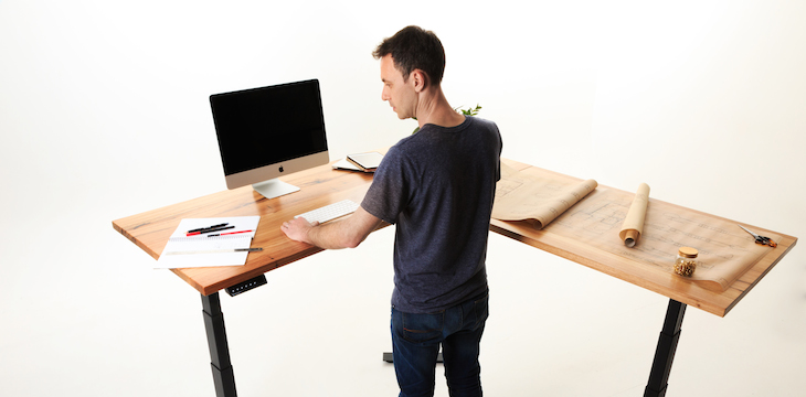 From a Gumtree ad to a 400% uptick in sales: How these four childhood friends are helping Australians add standing desks to their home offices