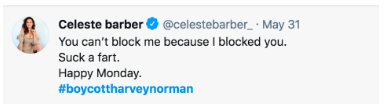 Celeste Barber Twitter