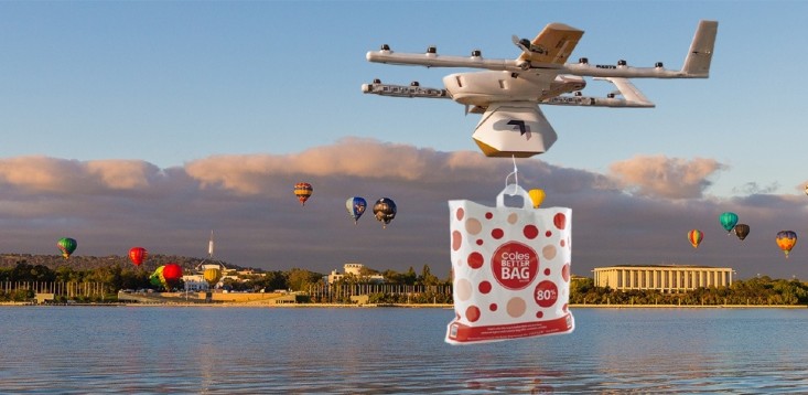 Coles launches pilot program to deliver groceries by drone