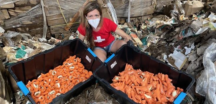 Thousands of flood-damaged Mizzie the Kangaroo toys are being recycled into Queensland roads