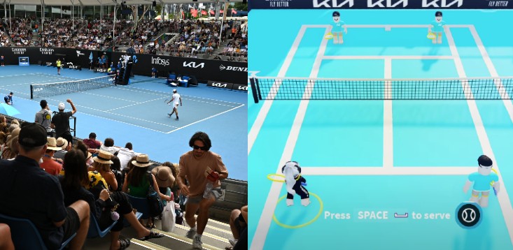 Gamers, set, match: Australian Open’s Roblox experience triples real-world attendance record in less than a week