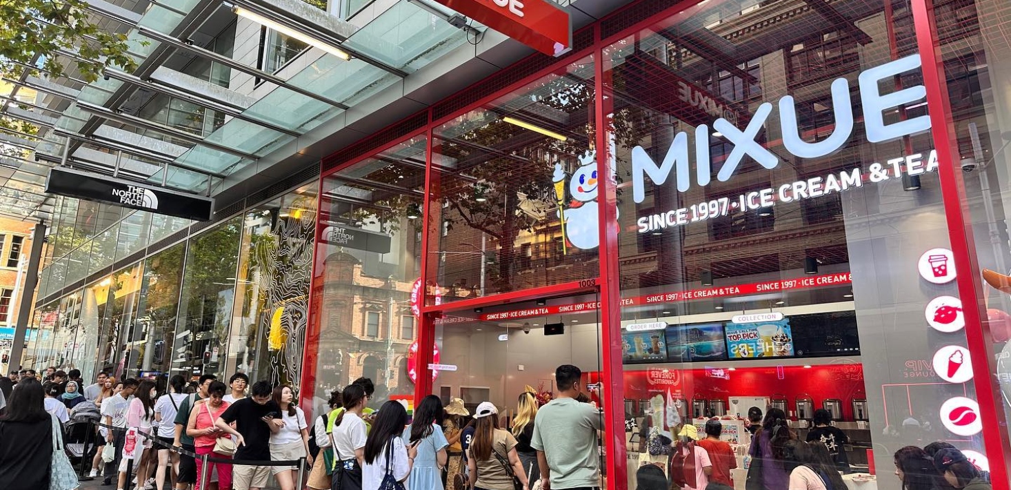 Mixue comes knocking: Popular Chinese ice cream and tea chain opens first Aussie store in Sydney