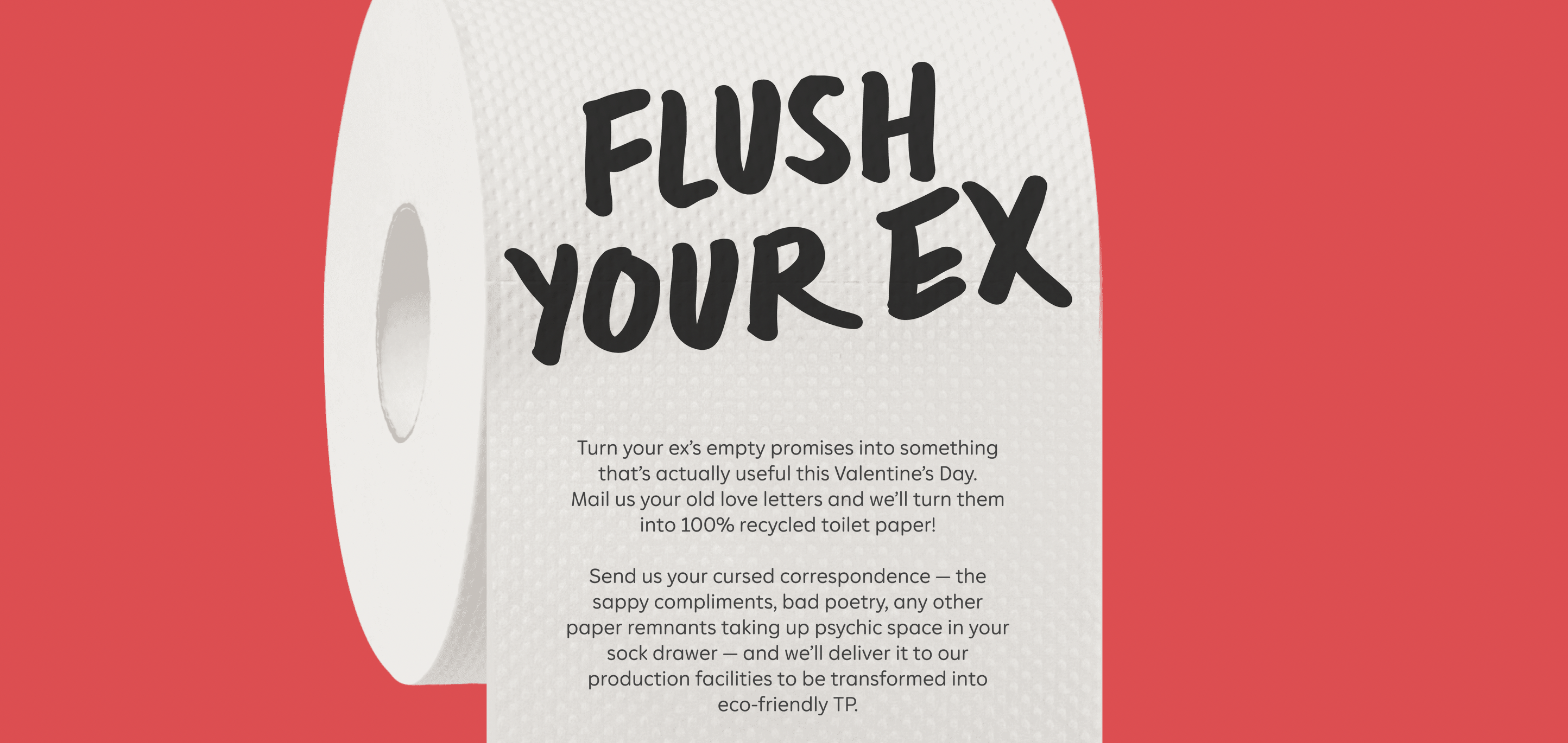 who gives a crap valentine's day flush your ex