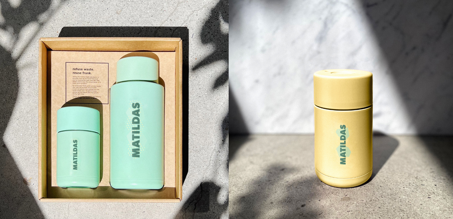 Frank Green and gold: Cult favourite brand launches Matildas water bottles to celebrate World Cup