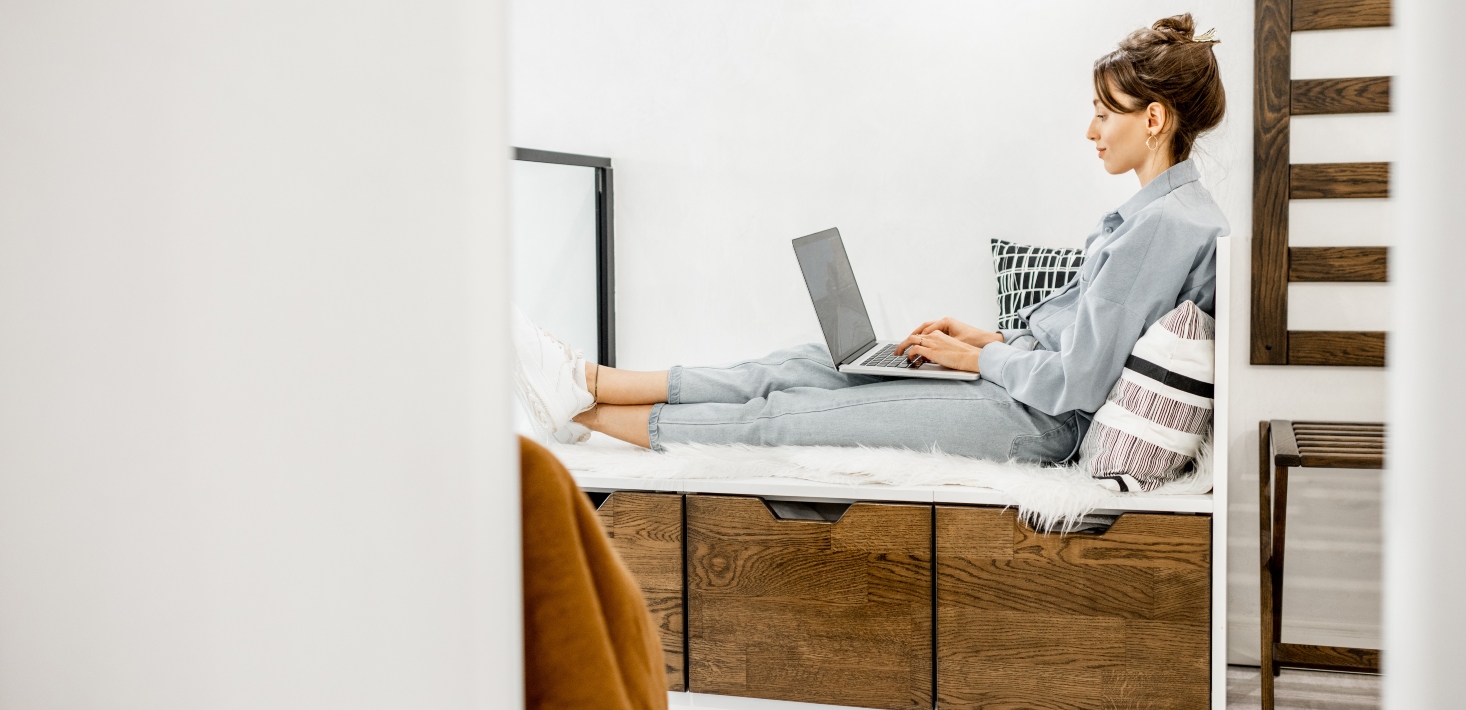 The bedroom is the workplace of choice for half of gen Z’s hybrid workforce