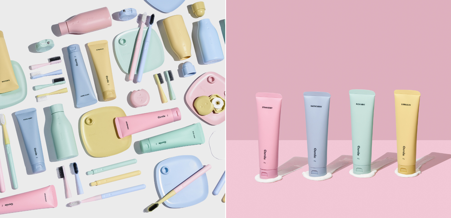 Taste the colour: Dsmile launches flavoured toothpastes to help Aussies take care of their pearly whites