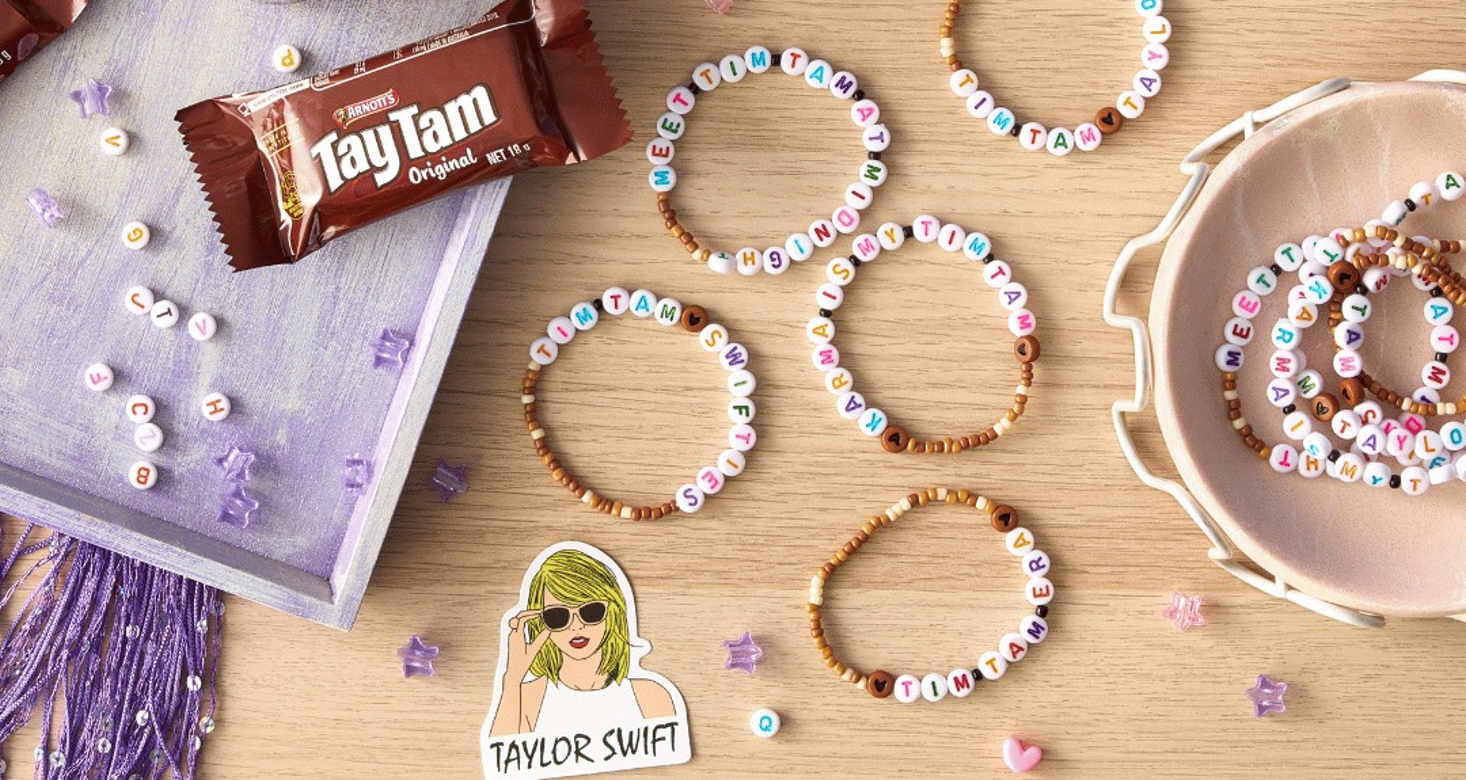 Look what she made them do: Arnott’s creates limited edition ‘Tay Tams’ for Swifties