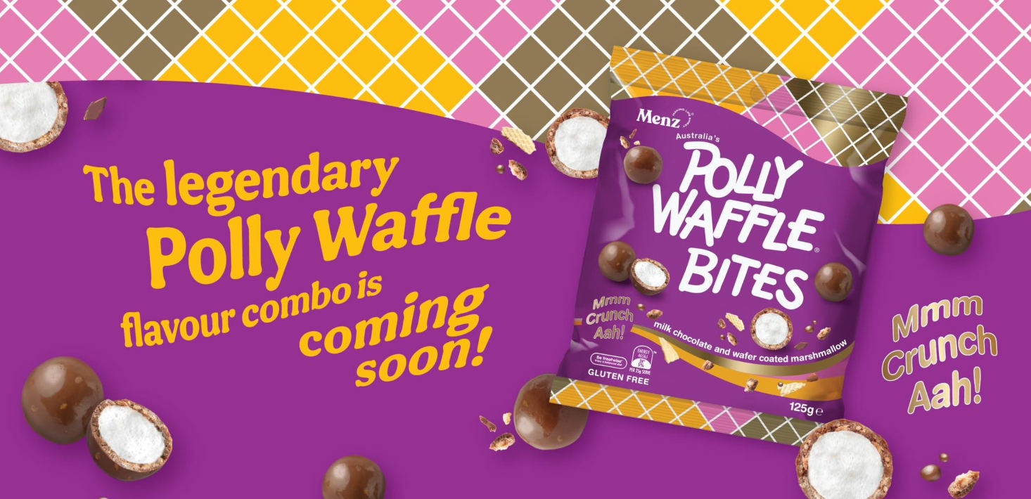 Polly Waffle returns to Aussie shelves on Friday, but not in the form you remember