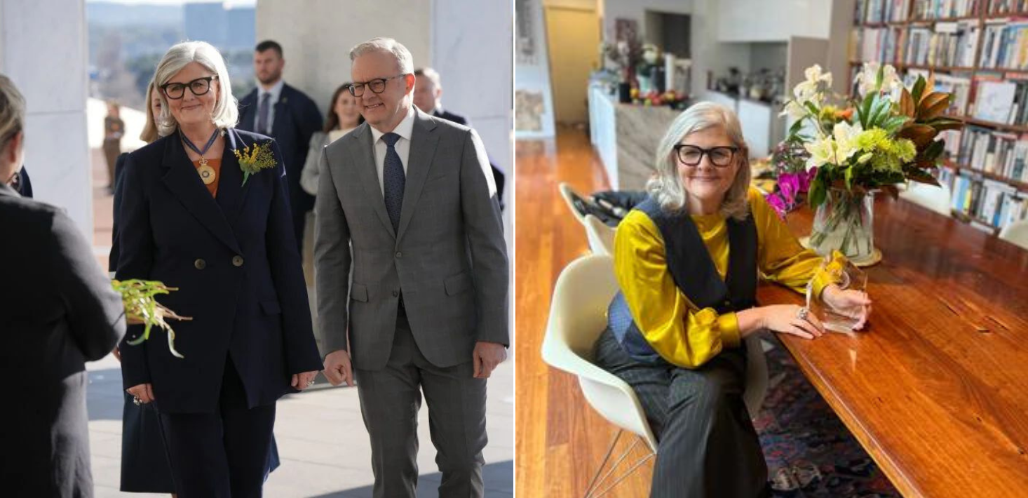 Governor-General Sam Mostyn dons The Social Outfit suit, repping Australian fashion at swearing-in ceremony