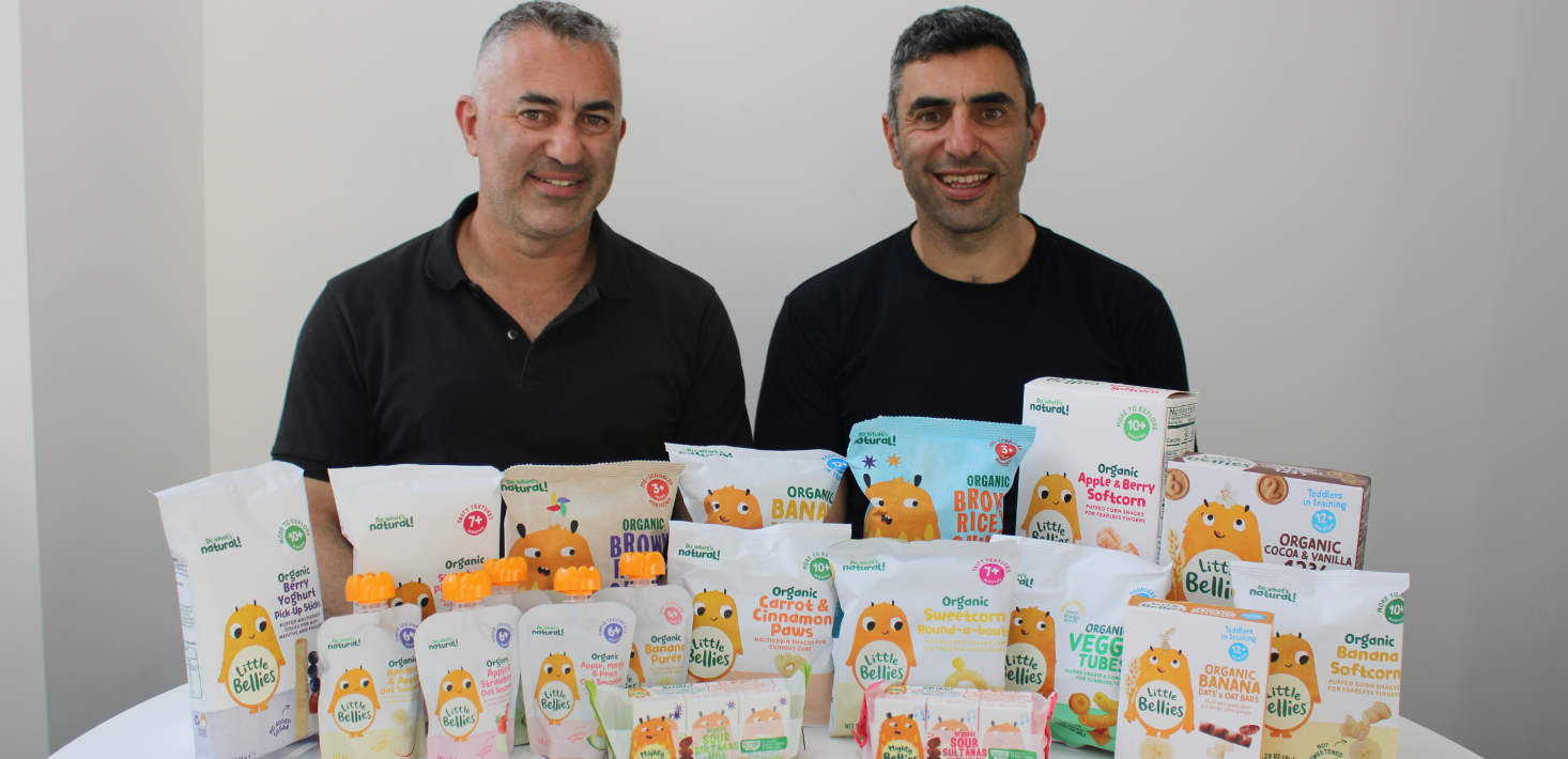 Steven and Clive Sher - Founders of Little Bellies.