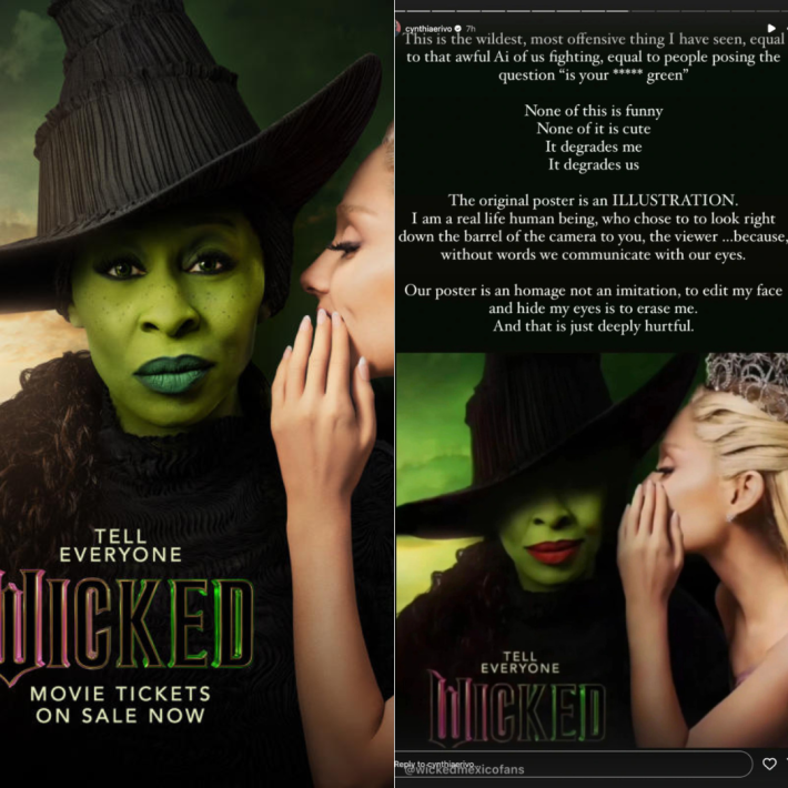 wicked poster controversy