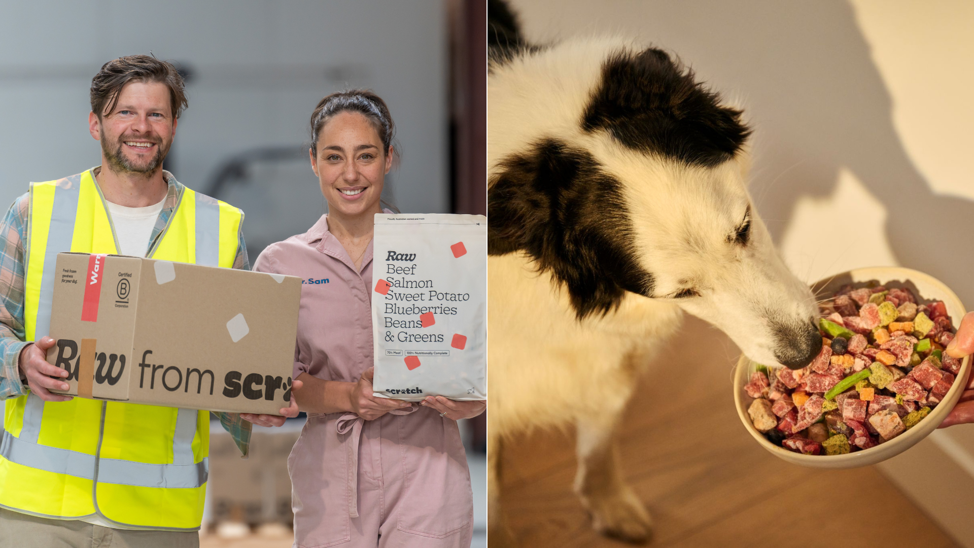 Scratch serves up premium raw dog food as Aussies put their pups first